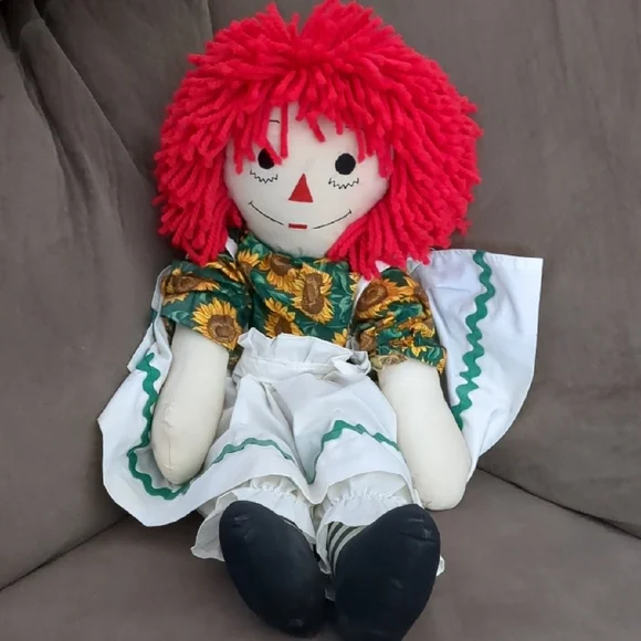 Handmade Raggedy Ann Doll - Picture 1 of 6